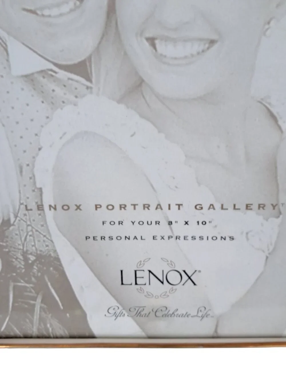 Lenox Wedding PromisesCollection 8X10 Ivory Porcelain Floral Picture Frame